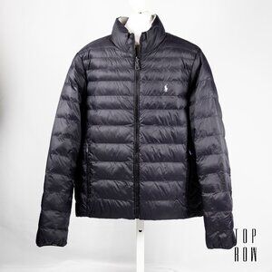 Polo Ralph Lauren Kid's Unisex P-Layer 2 Reversible Quilted Jacket - Black/Grey